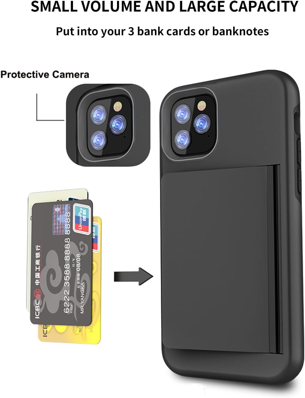 Cartera de pulsera móvil con fundas para teléfono celular, cartera térmica para celulares, cartera magnética de cuero con rastreador Esr