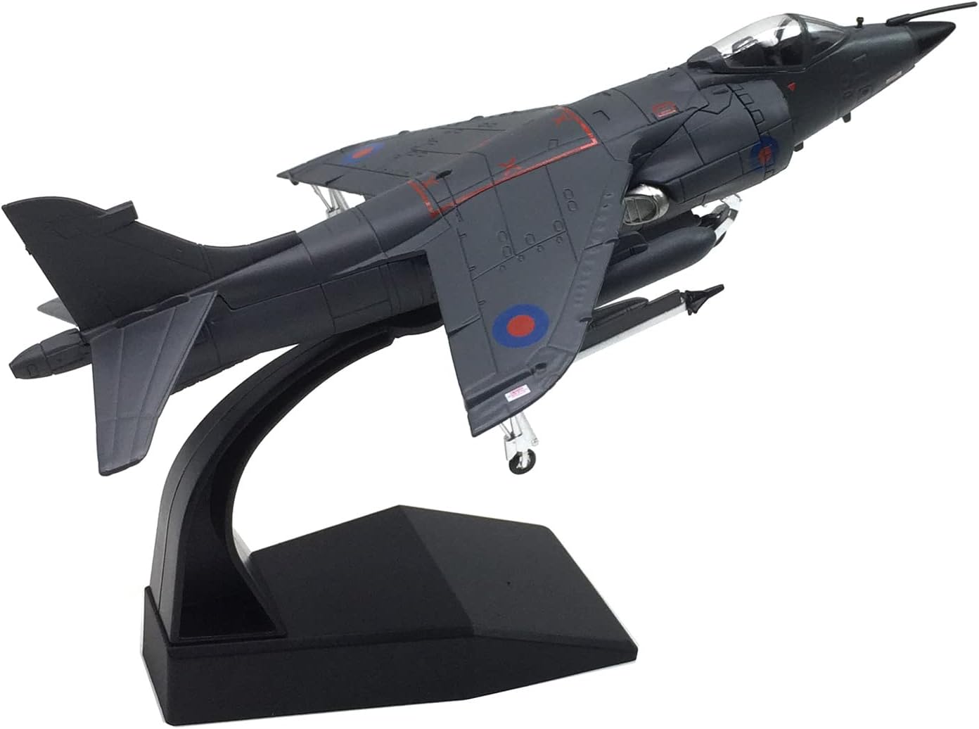 172 Escala de la Fuerza Aérea del Reino Unido 1982 Sea Harrier Jet Fighter Modelo Avión de Aleación Modelo Militar Modelo de avión Fundido a Presión