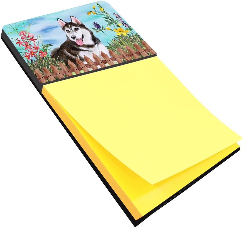 Caroline’s Treasures CK1274SN Siberian Husky #2 – Soporte para notas adhesivas, grande, multicolor