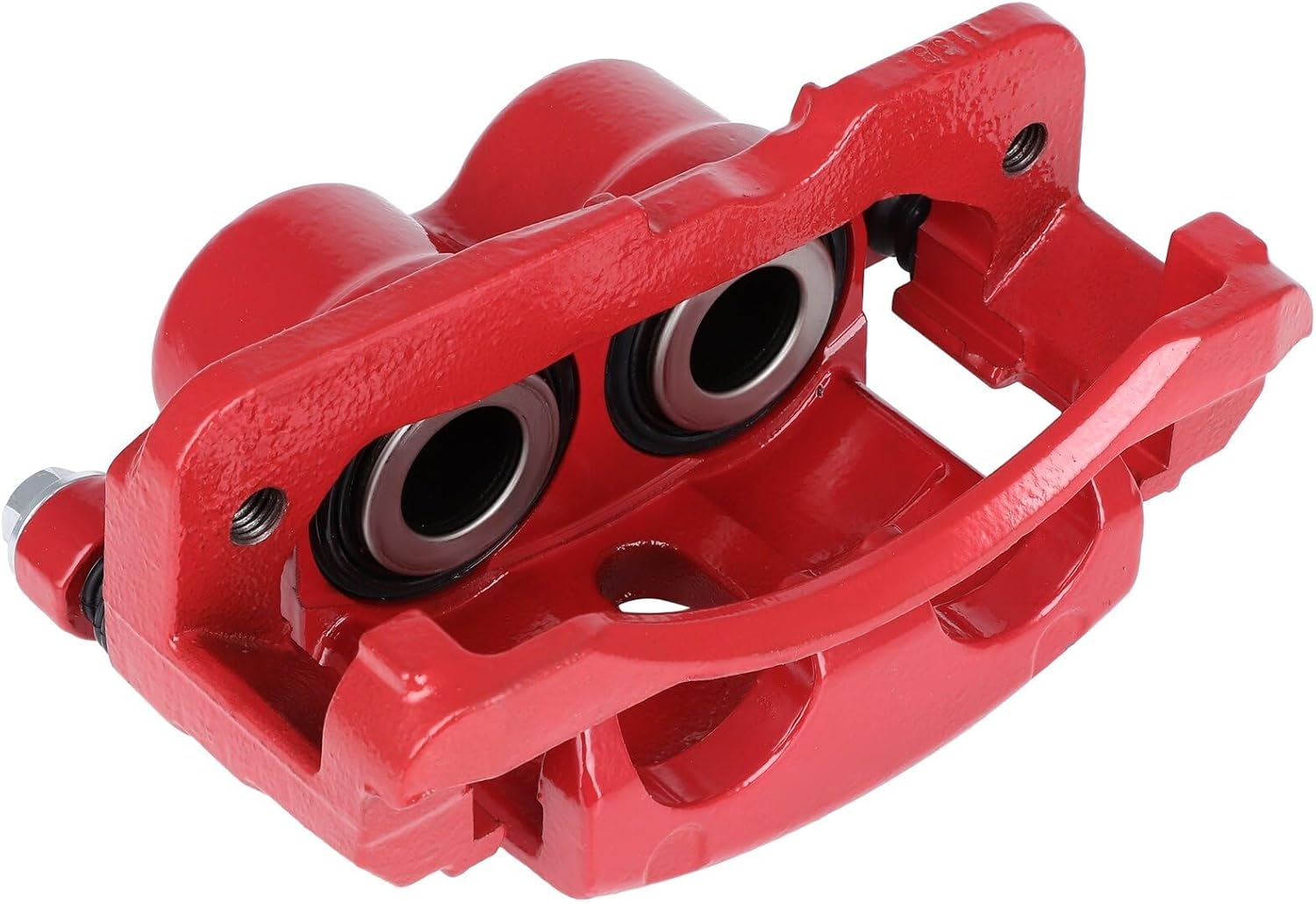 SCITOO Pinza de freno delantera izquierda con soporte 18-B4729 rojo compatible para Cadillac 02-06 para Chevrolet 99-13 para GMC 99-13 para Hummer