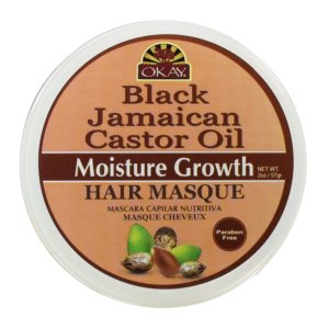 OKAY Máscara para el cabello con aceite de ricino jamaicano negro, para todo tipo de cabello y texturas, evita daños para un crecimiento máximo, OKAY Máscara para el cabello con aceite de ricino jamaicano negro, para todo tipo de cabello y texturas, evita daños para un crecimiento máximo,