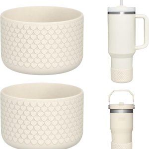 WUQID Bota de silicona con textura en forma de corazón compatible con Stanle Quencher H2.0 e IceFlow Flip de 20 onzas, 30 onzas, 40 onzas y Hydro WUQID Bota de silicona con textura en forma de corazón compatible con Stanle Quencher H2.0 e IceFlow Flip de 20 onzas, 30 onzas, 40 onzas y Hydro