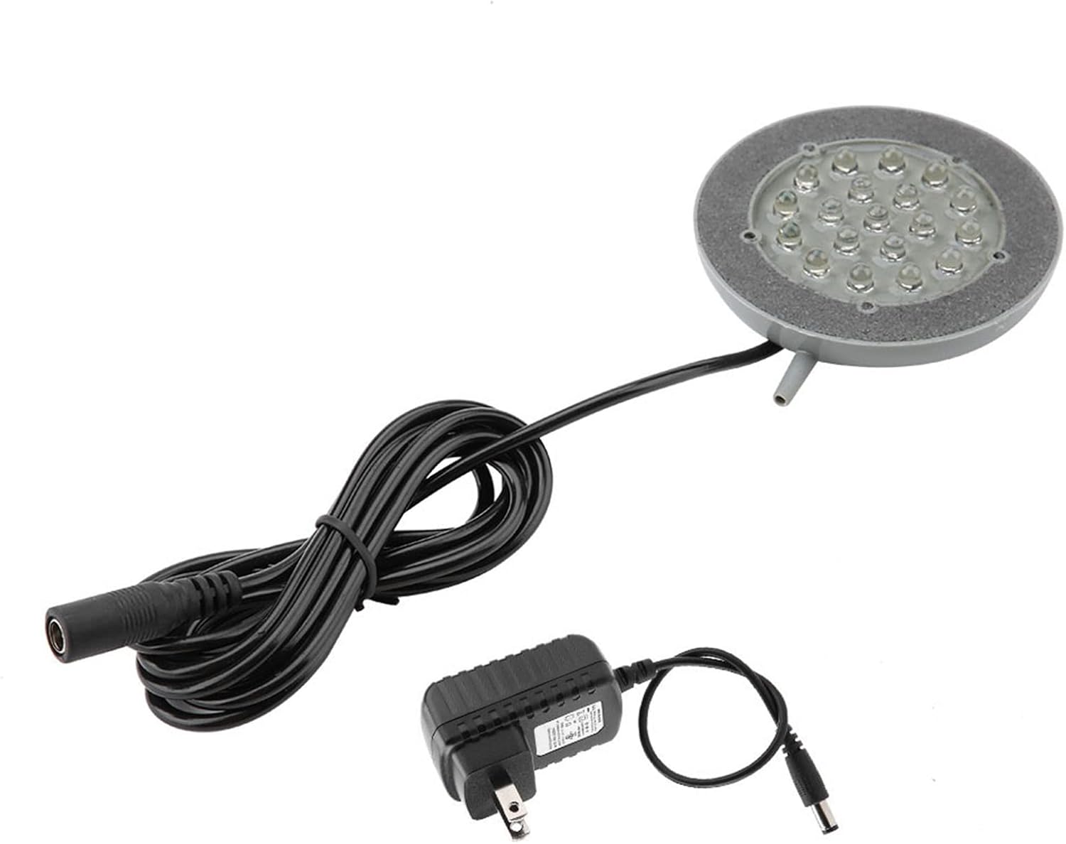 Fydun LED Acuario Aire, Control de Luz Cambiante Lámpara de Pescado Tanque de Peces Bubbler Bubble Stone Tank Decoración US Plug 100 240V