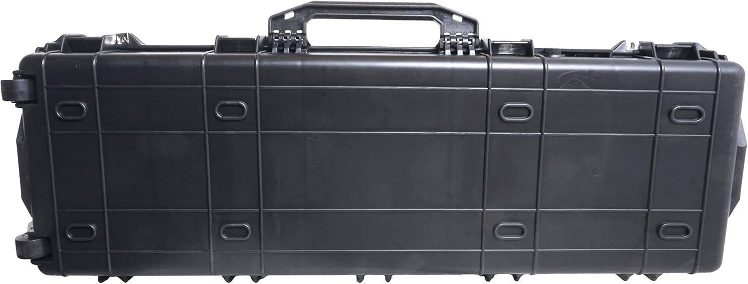 Case Club Funda de viaje para teclado 49-61 Note  Carcasa rígida, impermeable, a prueba de aplastamiento, con ruedas, funda de envío para teclados