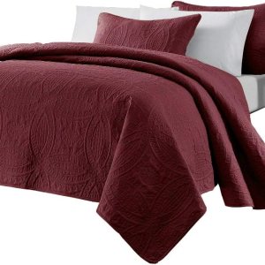 Chezmoi Collection Austin – Juego de colcha de 3 piezas Chezmoi Collection Austin – Juego de colcha de 3 piezas