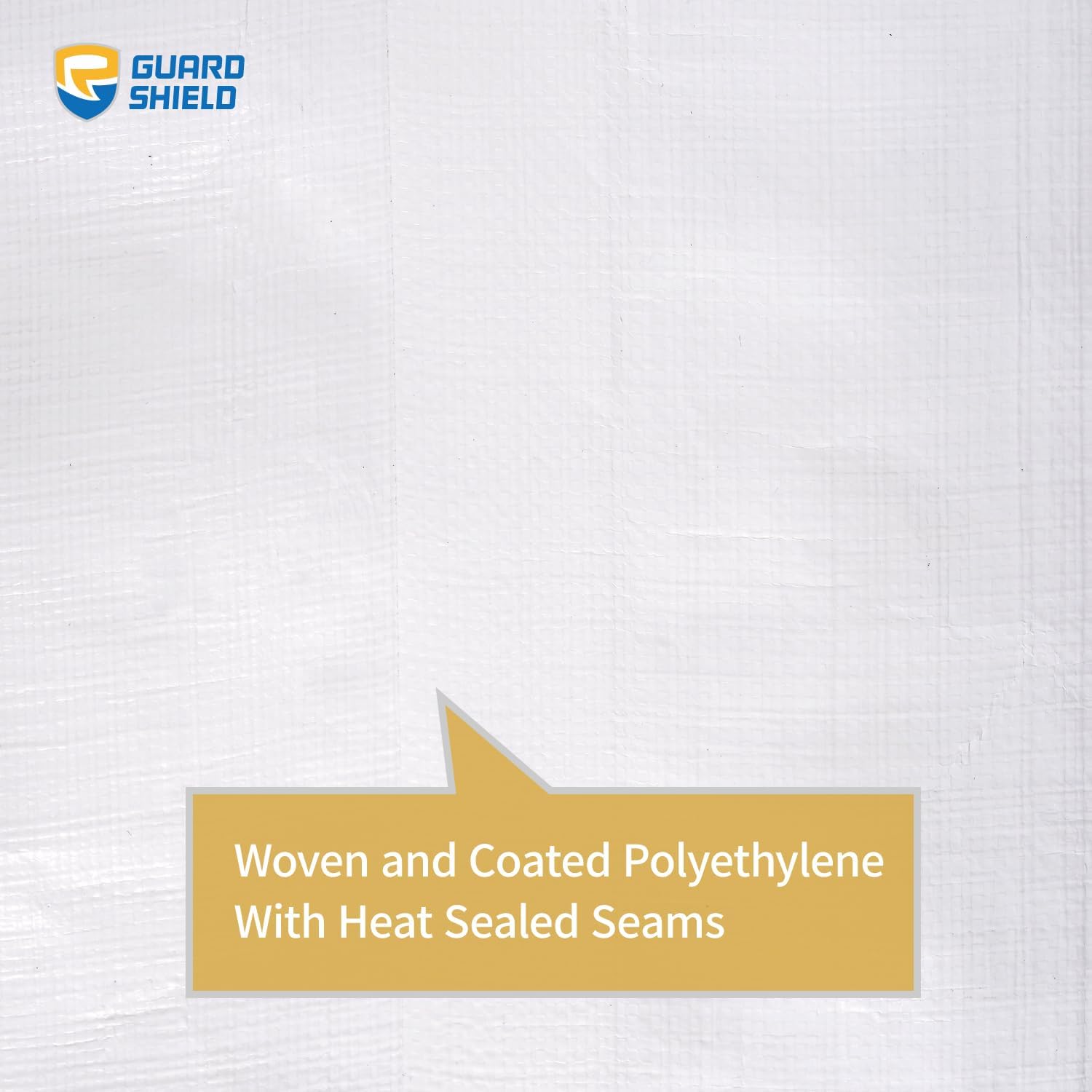 GUARD SHIELD Tarps Heavy Duty Plus+ impermeable de 20 x 20 pies, cubierta de lona de polietileno grueso multiusos de 12 mil