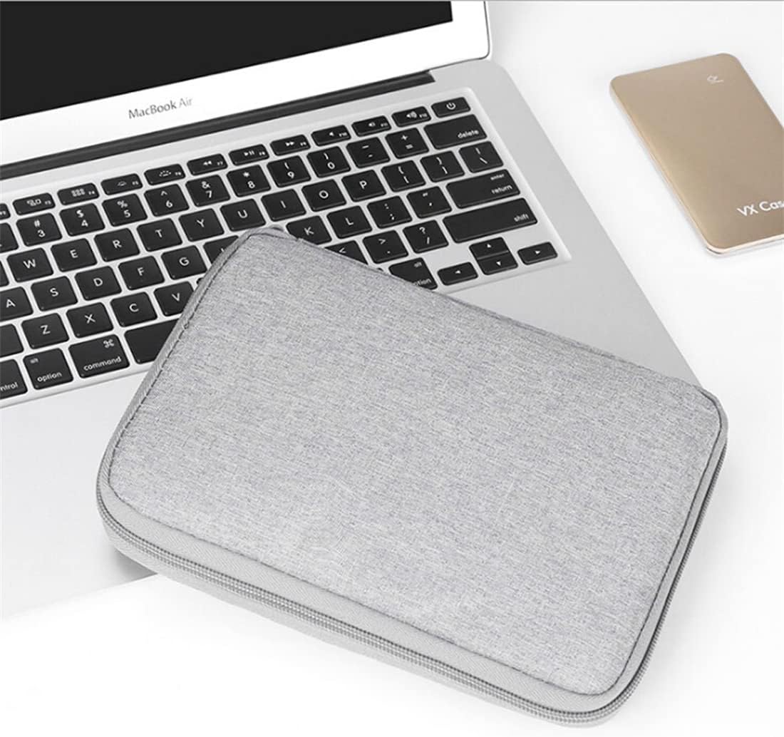 Bolsa organizadora de electrónica, funda protectora de EVA resistente a los impactos, bolsa de viaje para banco, organizador de cables de viaje,