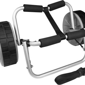 Carro plegable para kayak, carrito de canoa, carrito de kayak de aluminio para tabla de surf, canoa, kayaks, barcos plegables Carro plegable para kayak, carrito de canoa, carrito de kayak de aluminio para tabla de surf, canoa, kayaks, barcos plegables