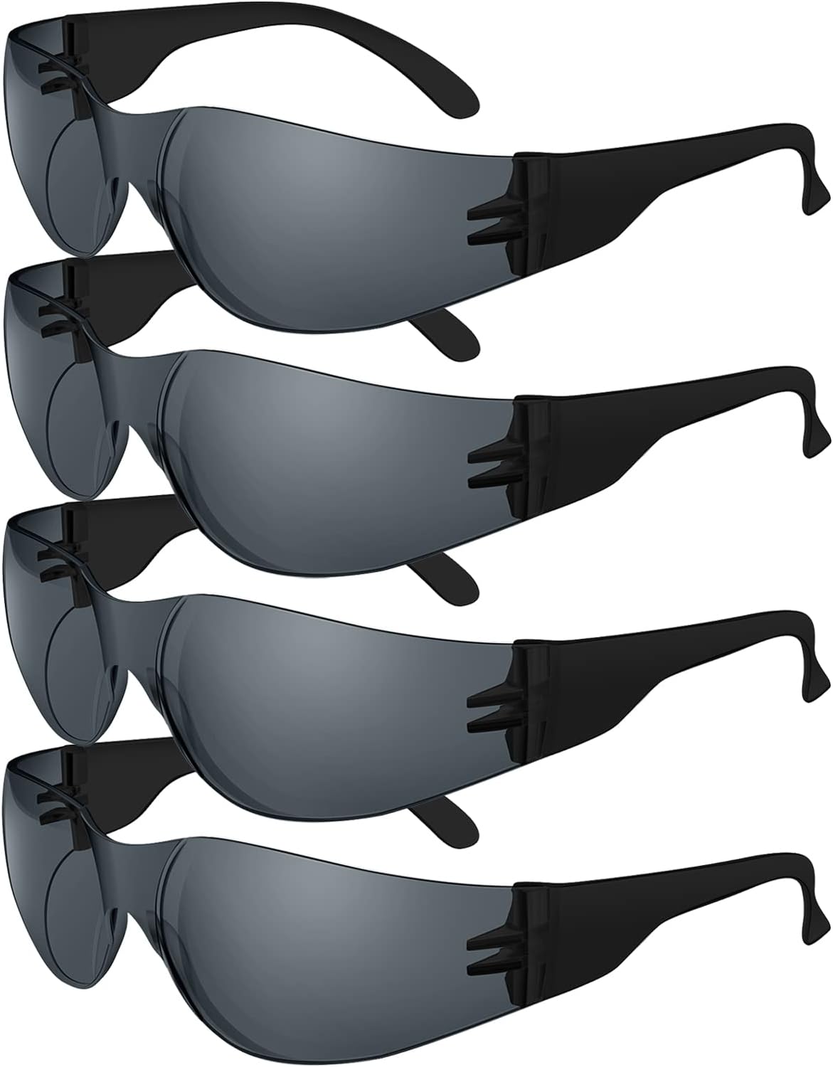 Lentes de seguridad transparentes para hombres y mujeres, ANSI Z87.1, resistentes a arañazos e impactos para WorkLab