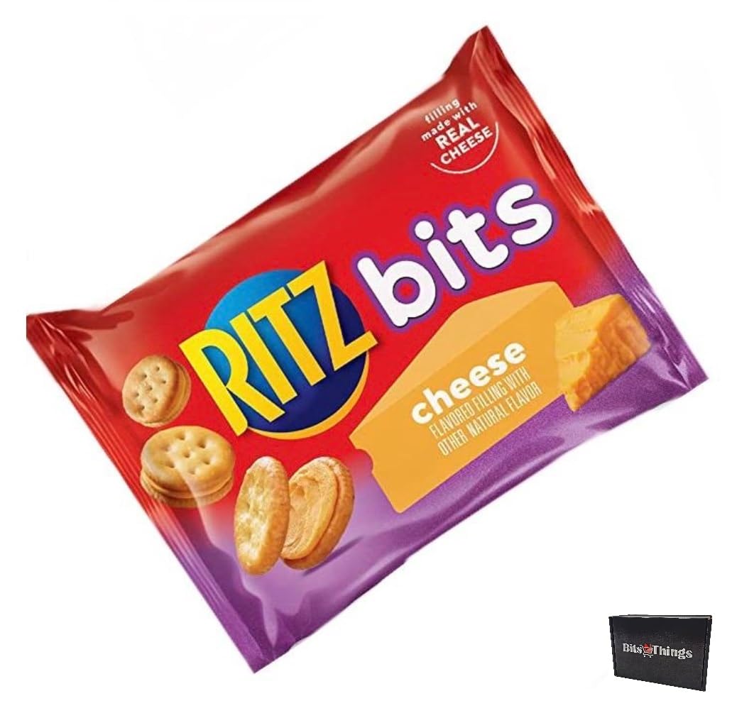 Ritz Bits – Paquete de bocadillos de galletas de queso de 1 onza, 12 unidades