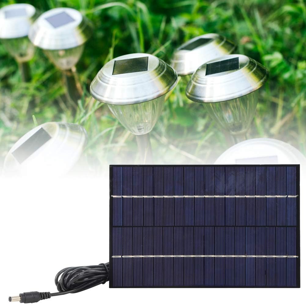 Solar Panel, 4.2W 18V Portable Efficient Polycrystalline Silicon Solar Cell Panel for DIY Power Charger, Energy Saving