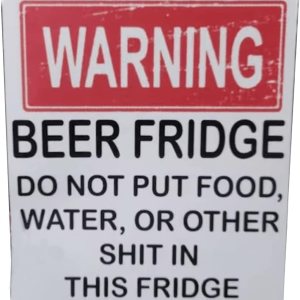 Imán para nevera de cerveza, divertido letrero de advertencia para hombre, cueva de hombre, letreros vintage decorativos y duraderos, divertidos Imán para nevera de cerveza, divertido letrero de advertencia para hombre, cueva de hombre, letreros vintage decorativos y duraderos, divertidos