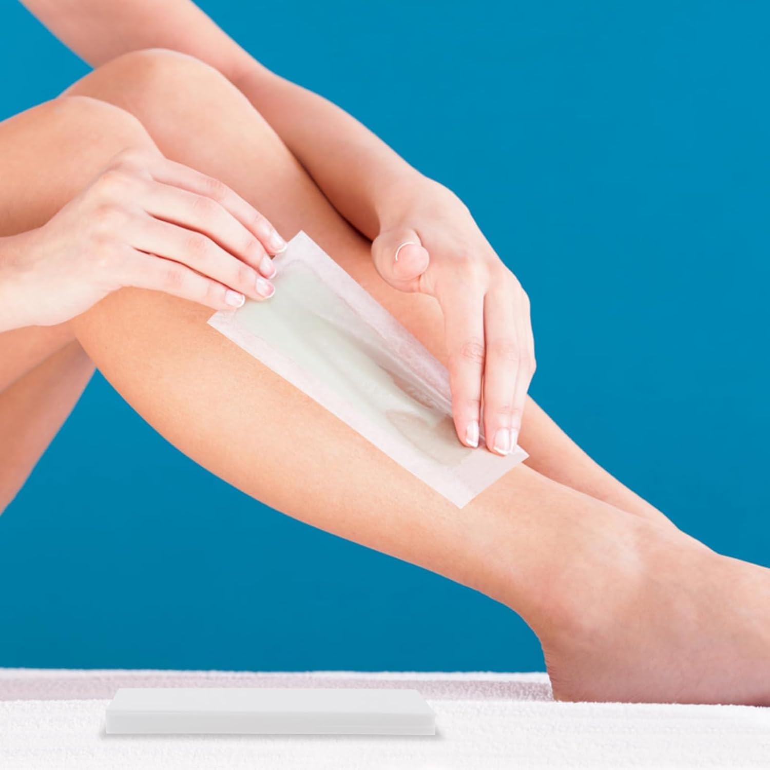 300 tiras de cera, tiras de cera no tejidas para cera de azúcar y cera suave, papel de cera depilatorio agradable al tacto para cejas, cara, bikini,