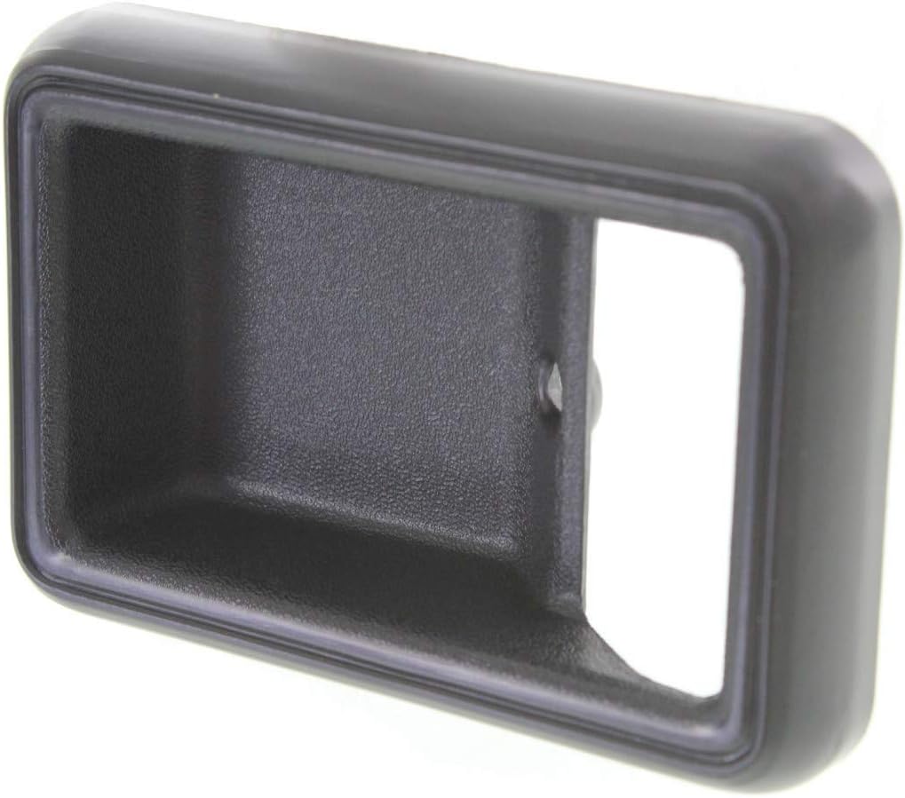 KarParts360 Para Nissan 720 – Manija de puerta 1980 81 82 83 84 85 1986 lado del conductor o pasajero  Una sola pieza  Delantero  Interior  Negro