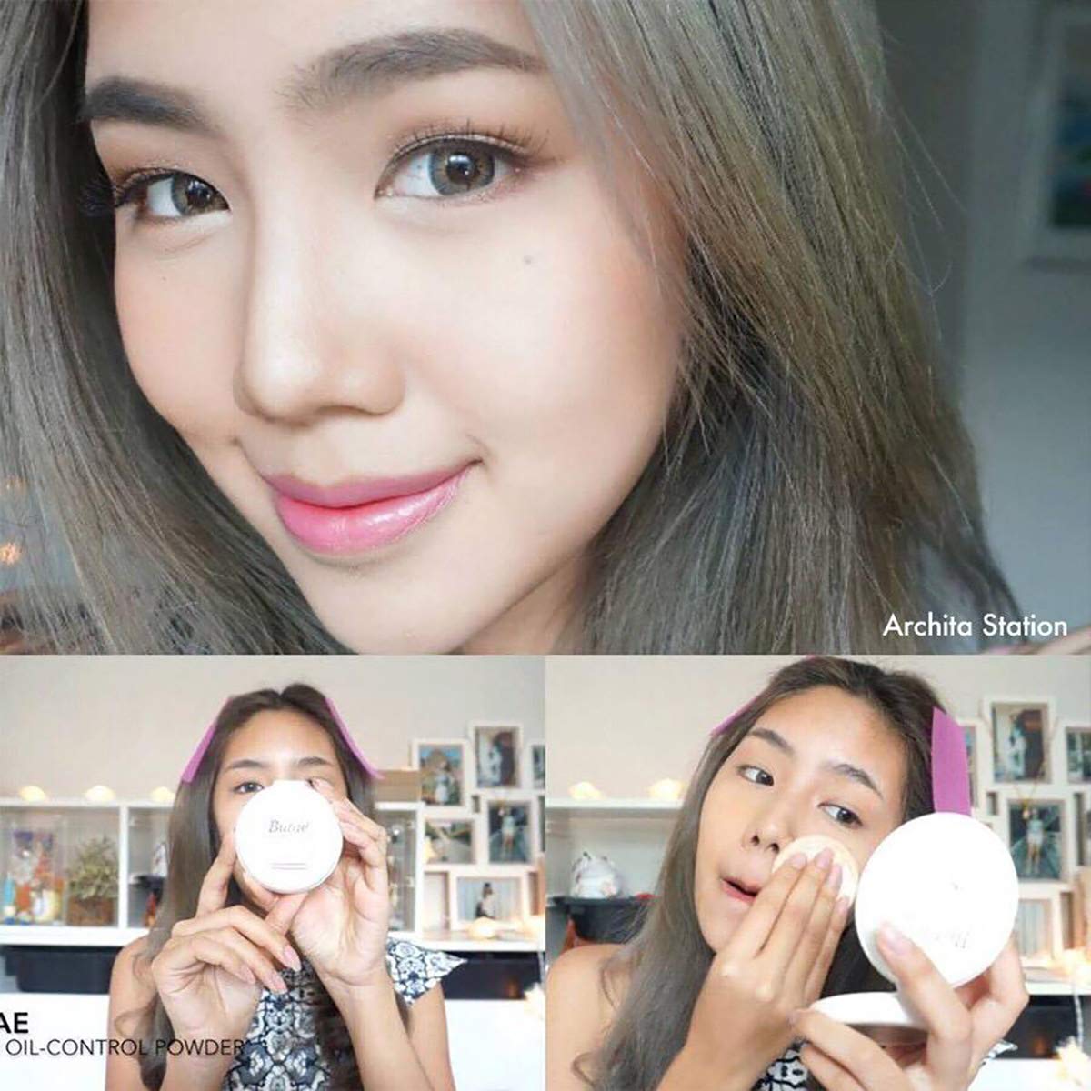 Super Oil Control Face Compact Foundation Powder Loose Translucent Perfect Skin Smooth Radiance Oil Free Oil Pressed Light Weight Long Lasting Spf25