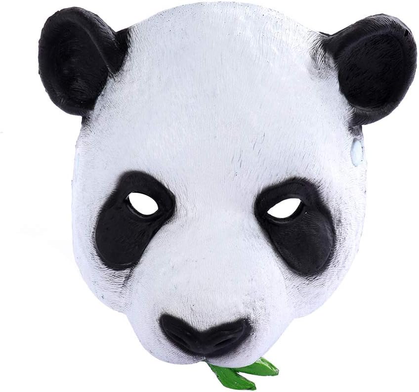 Aiffort 1 máscara de animal de Halloween, máscara de panda, linda máscara de panda para Halloween, fiesta de disfraces, accesorios de cosplay