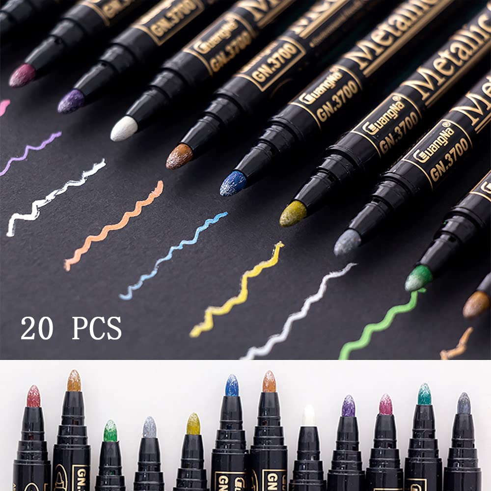 20 bolígrafos de cera para decorar cera de sellado, bolígrafo de color metálico de alta calidad para sello de cera de sobres de boda, se adapta a