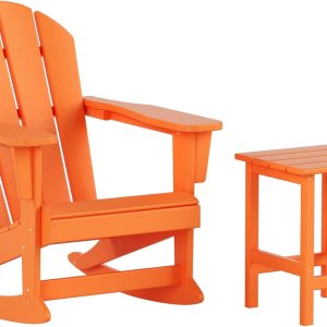 WestinTrends Malibu – Juego de 2 sillas mecedoras para exteriores, para todo tipo de clima, de madera de polietileno, porche, patio, silla mecedora WestinTrends Malibu – Juego de 2 sillas mecedoras para exteriores, para todo tipo de clima, de madera de polietileno, porche, patio, silla mecedora