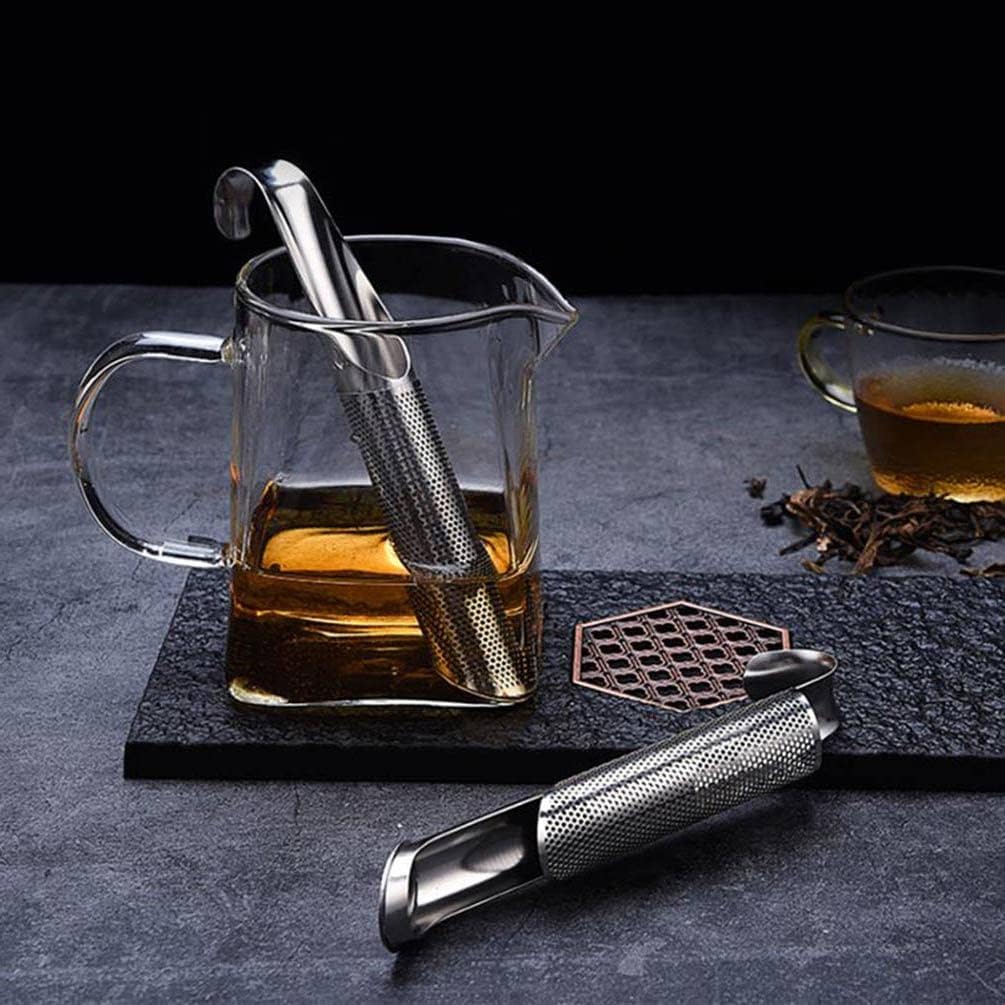 Difusores de té de acero inoxidable para té suelto, hermoso colador de té encendido, remojador de té de hojas sueltas, infusor de té, filtro de té