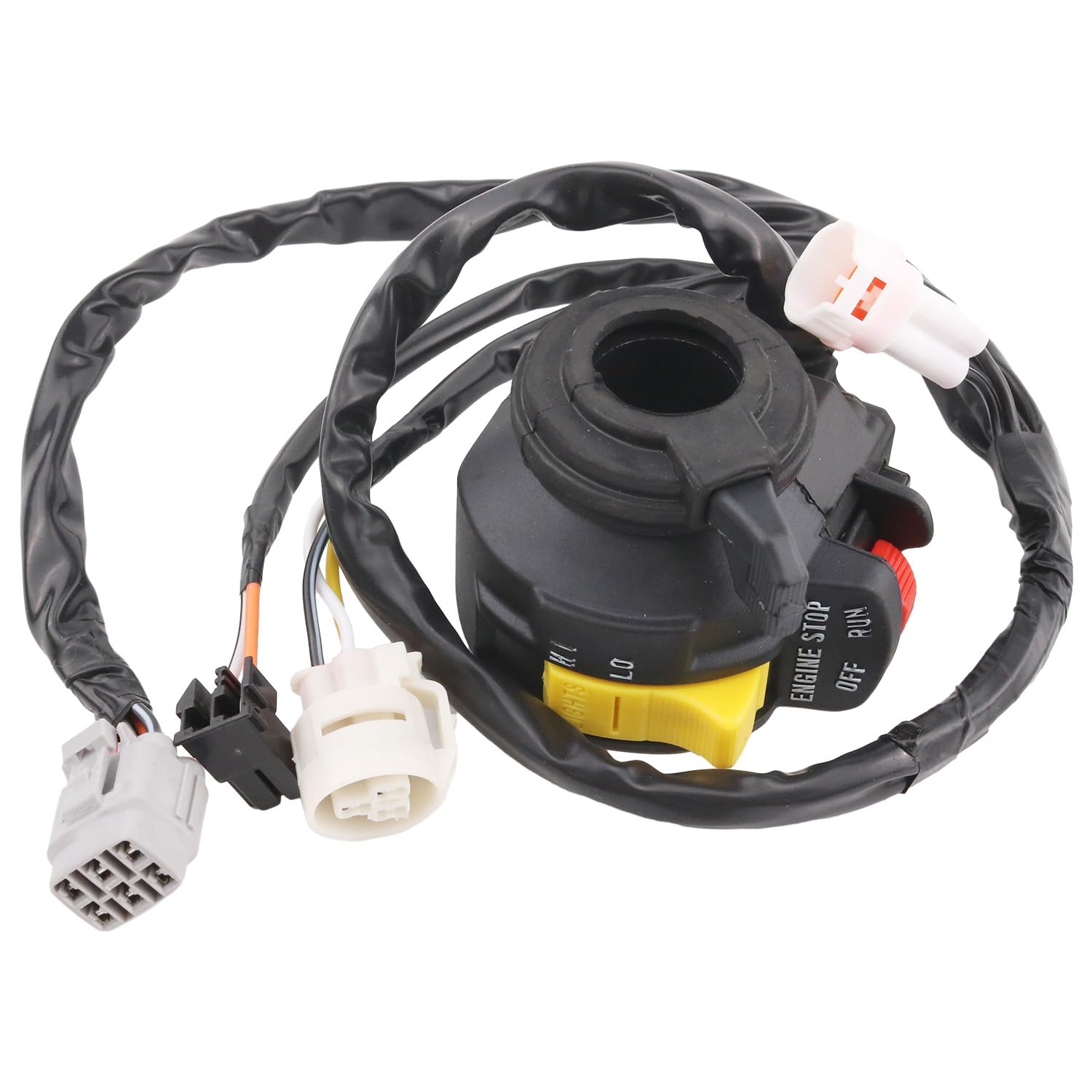 Interruptor de parada de arranque del manillar 37400-07G90 compatible con Suzuki Quadsport Z400 LTZ400 2003-2004 botón de encendido y apagado del