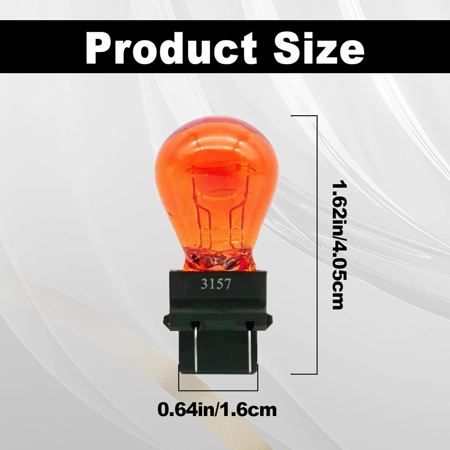 stymart 10 bombillas 3157, base de plástico, luz de freno automotriz 3157, giro 3157, mini bombilla en miniatura, luz trasera, luz direccional,