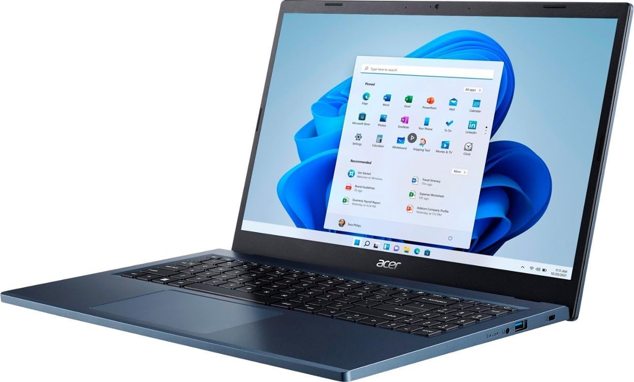 acer 2023 Laptop Aspire 3, pantalla táctil FHD IPS de 15.6 pulgadas, procesador AMD Ryzen 5 7520U (Beats i7-1165G7), 8 GB de RAM, SSD de 1 TB,