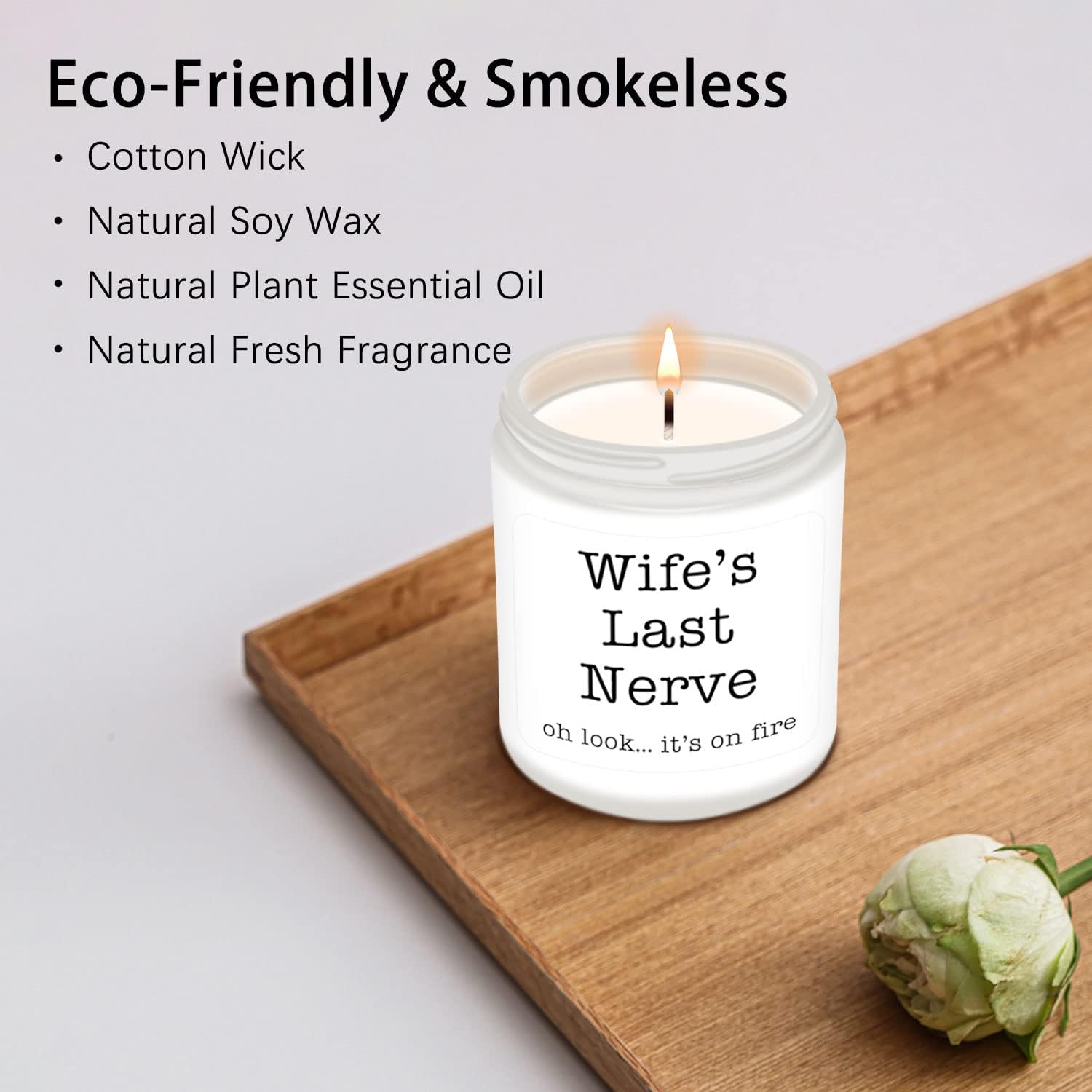 Homsolver Regalos para esposa del marido, regalos para la mejor esposa, divertida Navidad, regalo divertido de aniversario para ella, regalos del