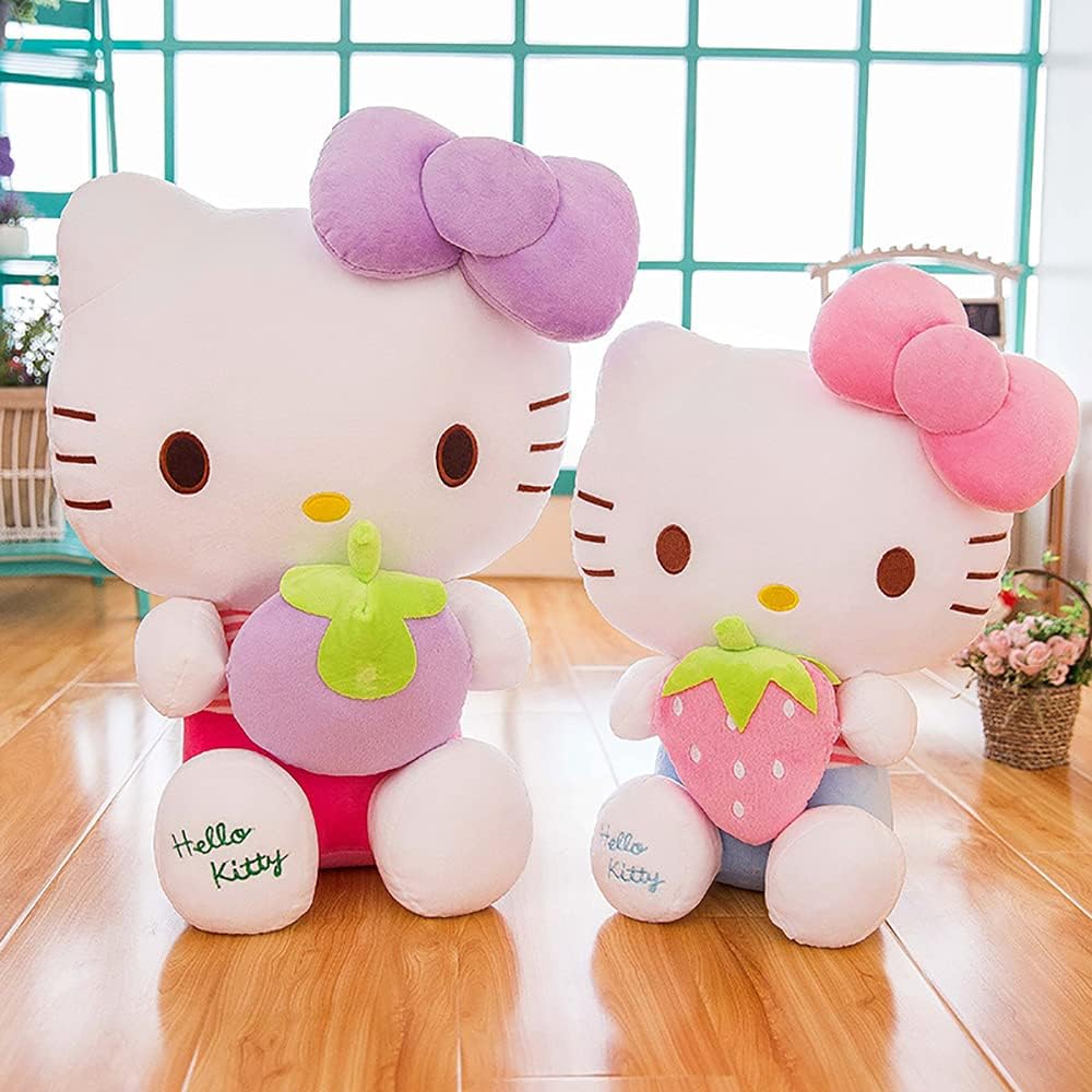 Hello Kitty – Juguetes de peluche, lindos juguetes suaves para muñecas, regalos de cumpleaños para niñas (11.8 in, morado)