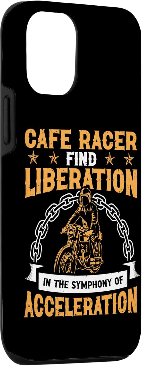 iPhone 14 Style Meets Speed & Passion Fuels The Ride – Cafe Racer Case