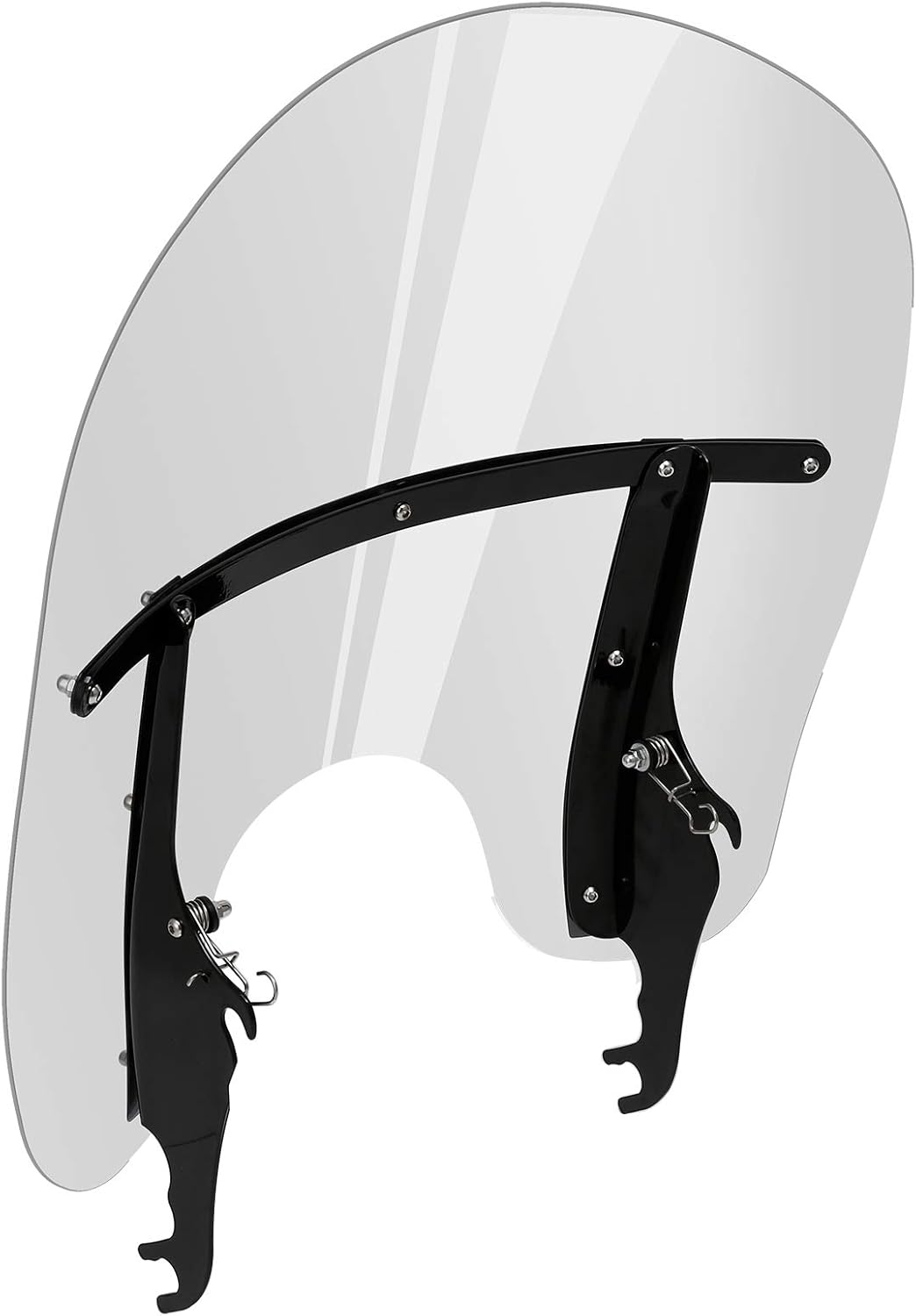 TCT-MOTORPARTS Parabrisas bajo apto para Harley Heritage Softail Fatboy Slim 2000-2017 FLS, FLSS, FLST, FLSTC, FLSTF, FLSTFB