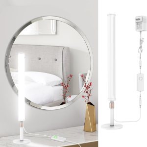 MY BEAUTY LIGHT Luces LED de tocador para espejo, regulables y de temperatura de color cambiables, luces LED de maquillaje de altura ajustable de 24 MY BEAUTY LIGHT Luces LED de tocador para espejo, regulables y de temperatura de color cambiables, luces LED de maquillaje de altura ajustable de 24