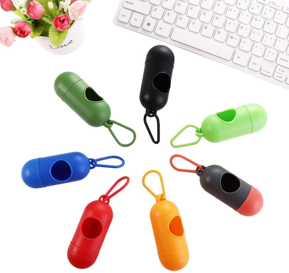 Dispensador de bolsas de excremento de perro, bolsa de basura para bolsas de basura, soporte para bolsas de basura de mascotas, para caminar, gatos,