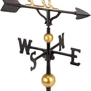 Veleta de caballo 3D de aluminio de lujo – Decoración de metal para techo de paletas de viento – Soporte incluido (4 para elegir) – Aluminio fundido Veleta de caballo 3D de aluminio de lujo – Decoración de metal para techo de paletas de viento – Soporte incluido (4 para elegir) – Aluminio fundido