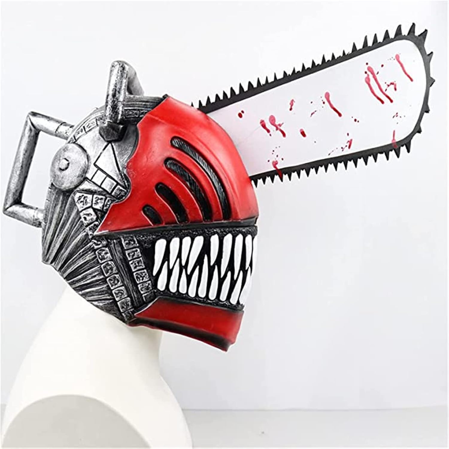 Anime Chainsaw Man Cosplay Props,Pochita Headgear,Denji Arm Saw,Chainsaw Man Denji Mask Halloween Navidad