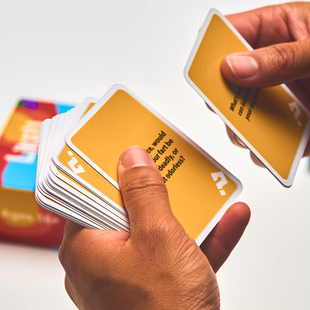 LikeU Cartas para el fin de conversaciones incómodas, juego de cartas para fiestas