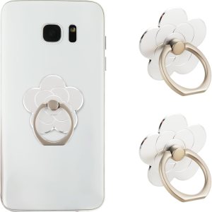 Sibba 2 soportes para anillo de teléfono, soporte de anillo de dedo de flor para teléfono celular, accesorios universales compatibles con teléfono Sibba 2 soportes para anillo de teléfono, soporte de anillo de dedo de flor para teléfono celular, accesorios universales compatibles con teléfono