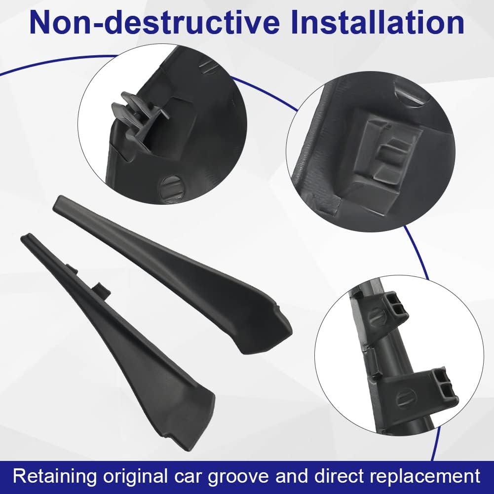 JDMON Repuesto de cubierta de limpiaparabrisas delantero para Nissan Rogue 2014 2015 2016 2017 2018 2019 2020 de repuesto para 66895-4CL0A