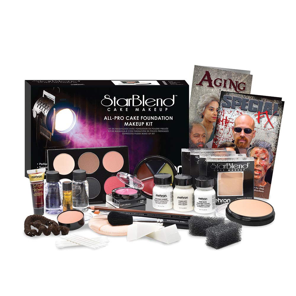 Mehron Kit de pastel StarBlend de maquillaje All-Pro (mediano)
