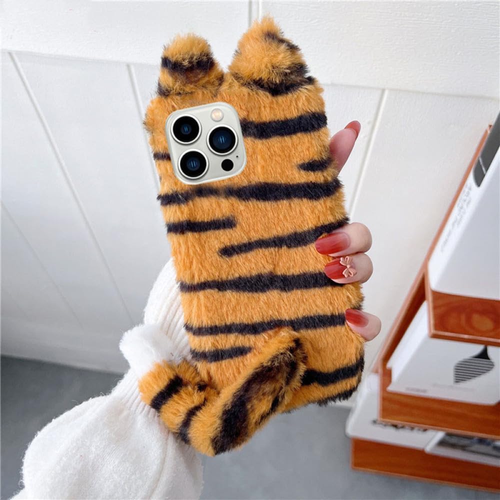 Funda de teléfono con diseño de gato esponjoso 3D con orejas para Samsung Galaxy Note 10 20 S22 S23 Plus 21Ultra S21 S20fe A51 A71 A12 A22 A32 A52