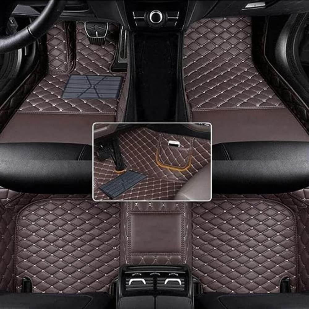 Los tapetes personalizados para automóvil protegen el interior de tu vehículo con tapetes de lujo antideslizantes, múltiples opciones de color