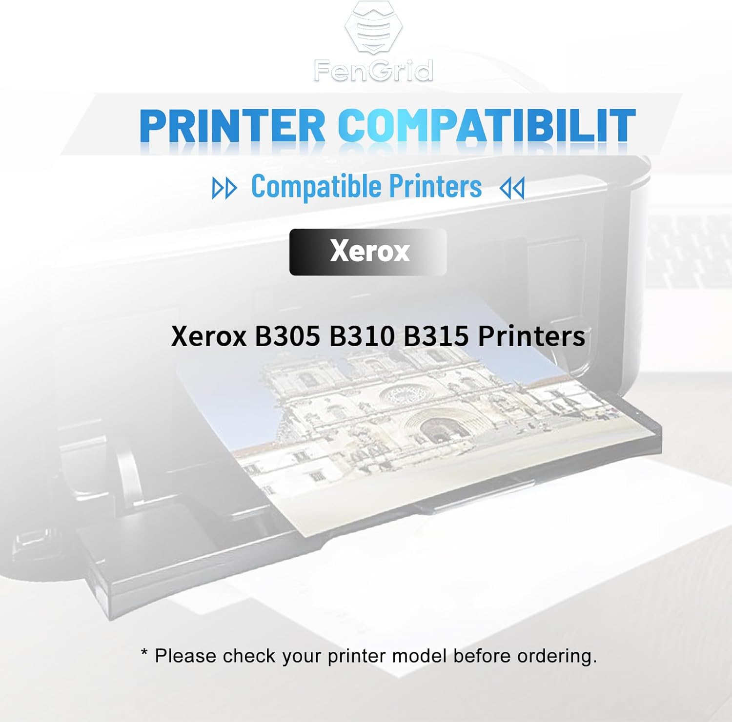 B310 Unidad de tambor de imagen negra de alto rendimiento 013R00690 Reemplazo para impresora Xerox B305 B310 B315 (paquete de 1)