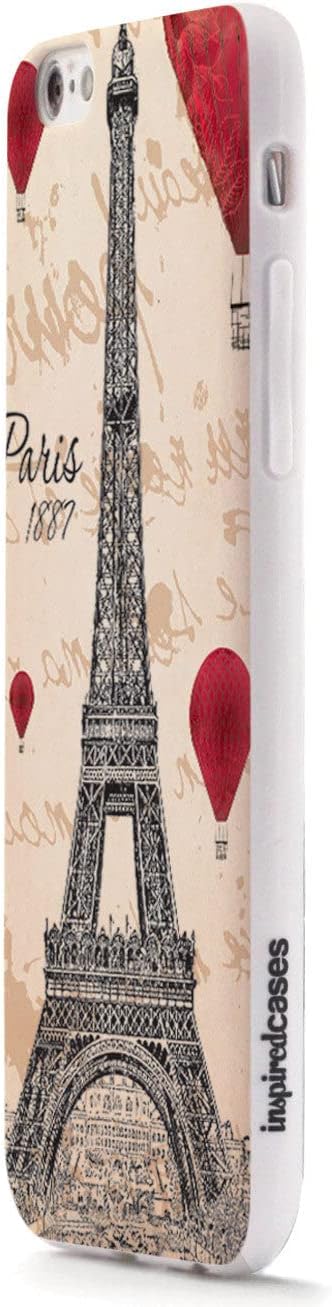 Inspired Cases – Funda para iPhone 13 Mini con textura 3D – Funda protectora de goma para Apple iPhone 13 Mini – Torre Eiffel de París 1887