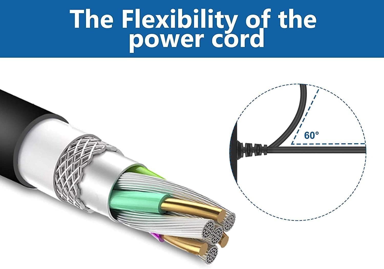 Cable adaptador de corriente de repuesto Intex 28620ep compatible con Intex 28620 28620E 28620EP CL1704 12269 Cable de carga portátil al vacío de