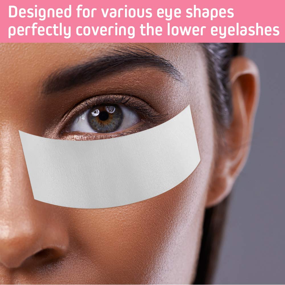 Akissos – Extensiones de pestañas de espuma para los ojos, 110 unidades, cinta de espuma médica precortada, suministros de extensión de pestañas,