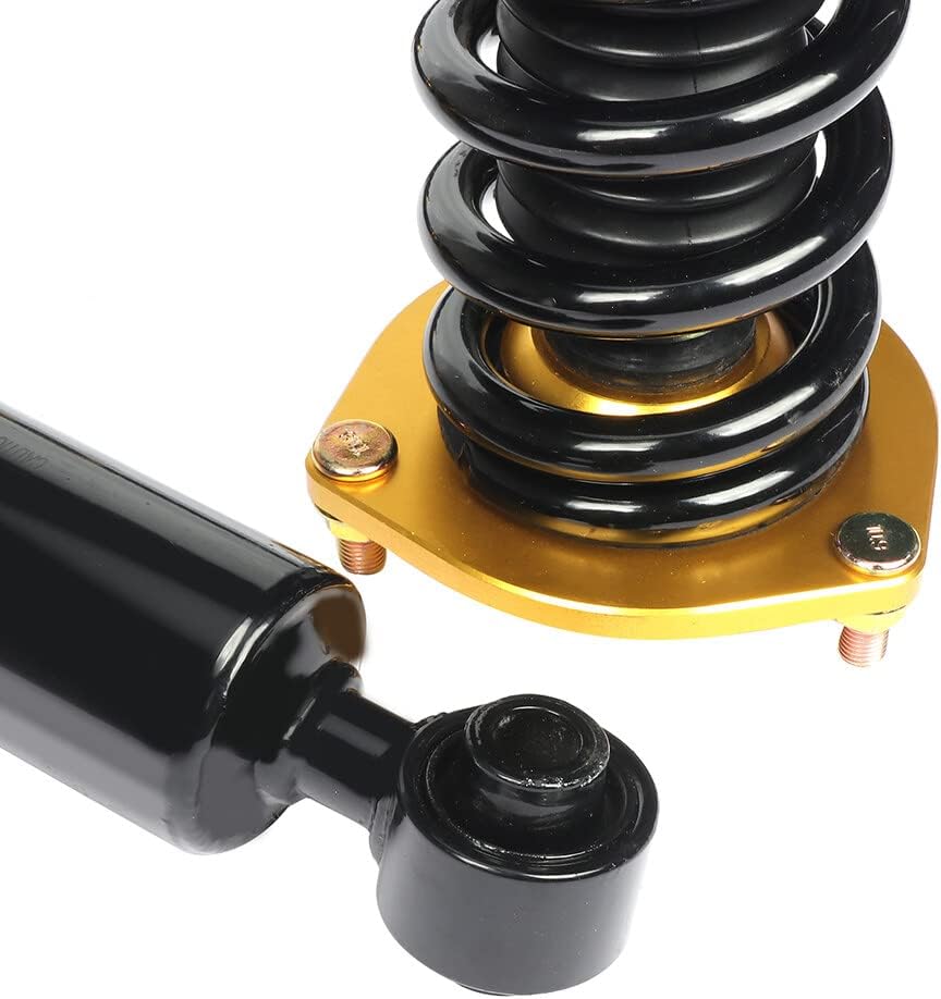 ALEGE Kit completo de montaje de puntales y amortiguadores de coilover 1986-1992 para amortiguador de resorte Toyota Supra con dorado