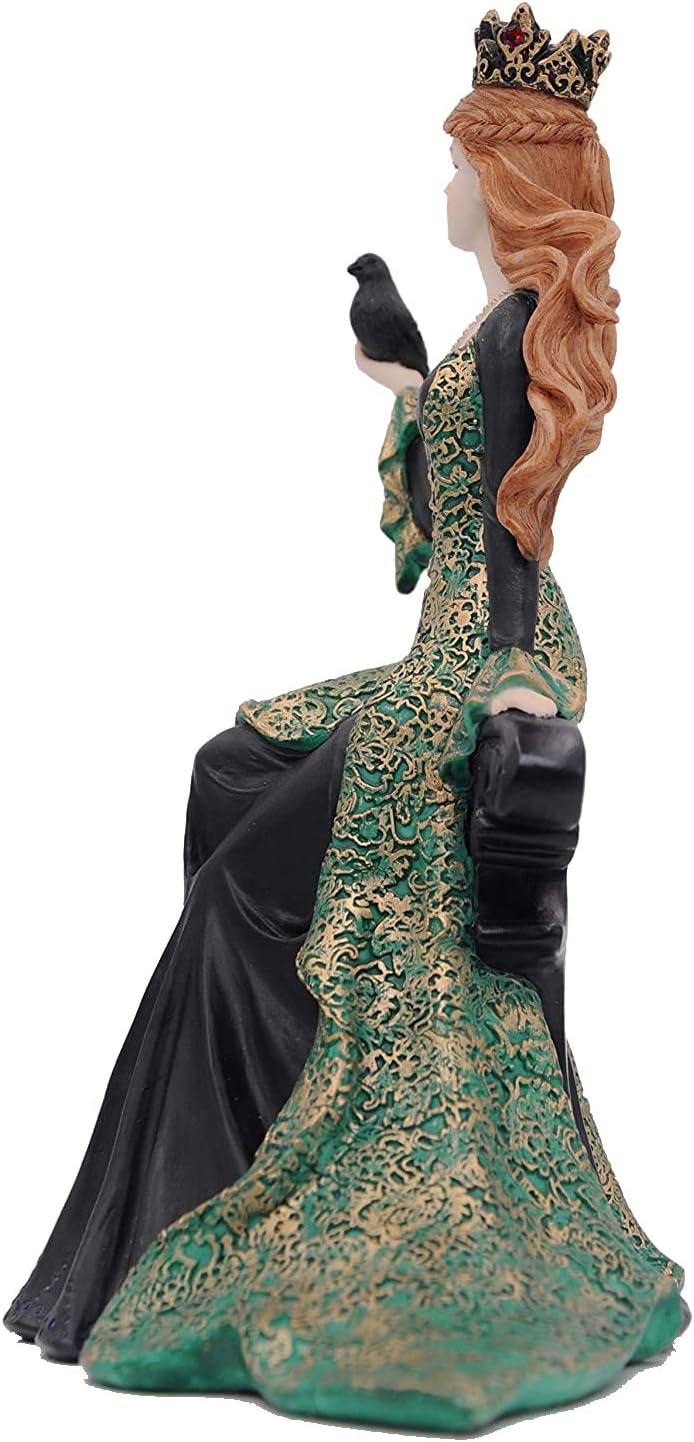 Comfy Hour Irish Princess Collection – Vestido verde Queen de 7 pulgadas con figura de resina de cuervo para el día de San Patricio y colección