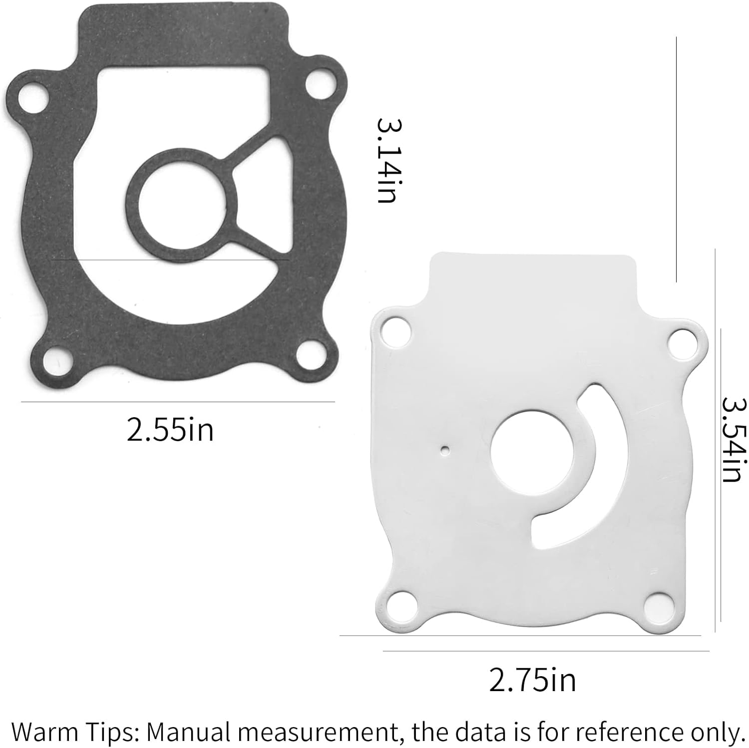 17400-96354 Kit de reparación de impulsor de bomba de agua apto para Suzuki Outboard 20 25 30 35 40 50 HP DT20 DT25 DT30 DF25 DF30 DF40 DF50 DT25C