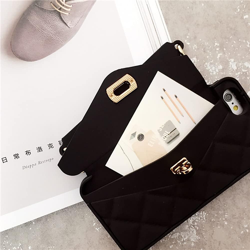 Yatchen Funda tipo cartera para iPhone 12 Pro Max, funda cruzada para teléfono con correa de cordón, bonita funda tipo cartera con tapa para tarjeta