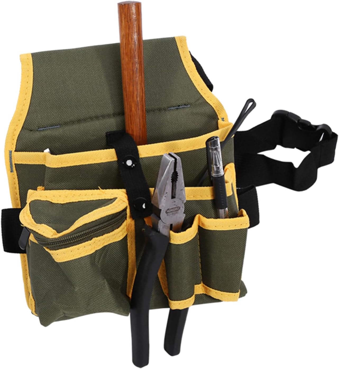 Bolsa de cinturón de herramientas de lona, bolsa de bolsillo, organizador de herramientas de reparación portátil, martillo de taller, cintura
