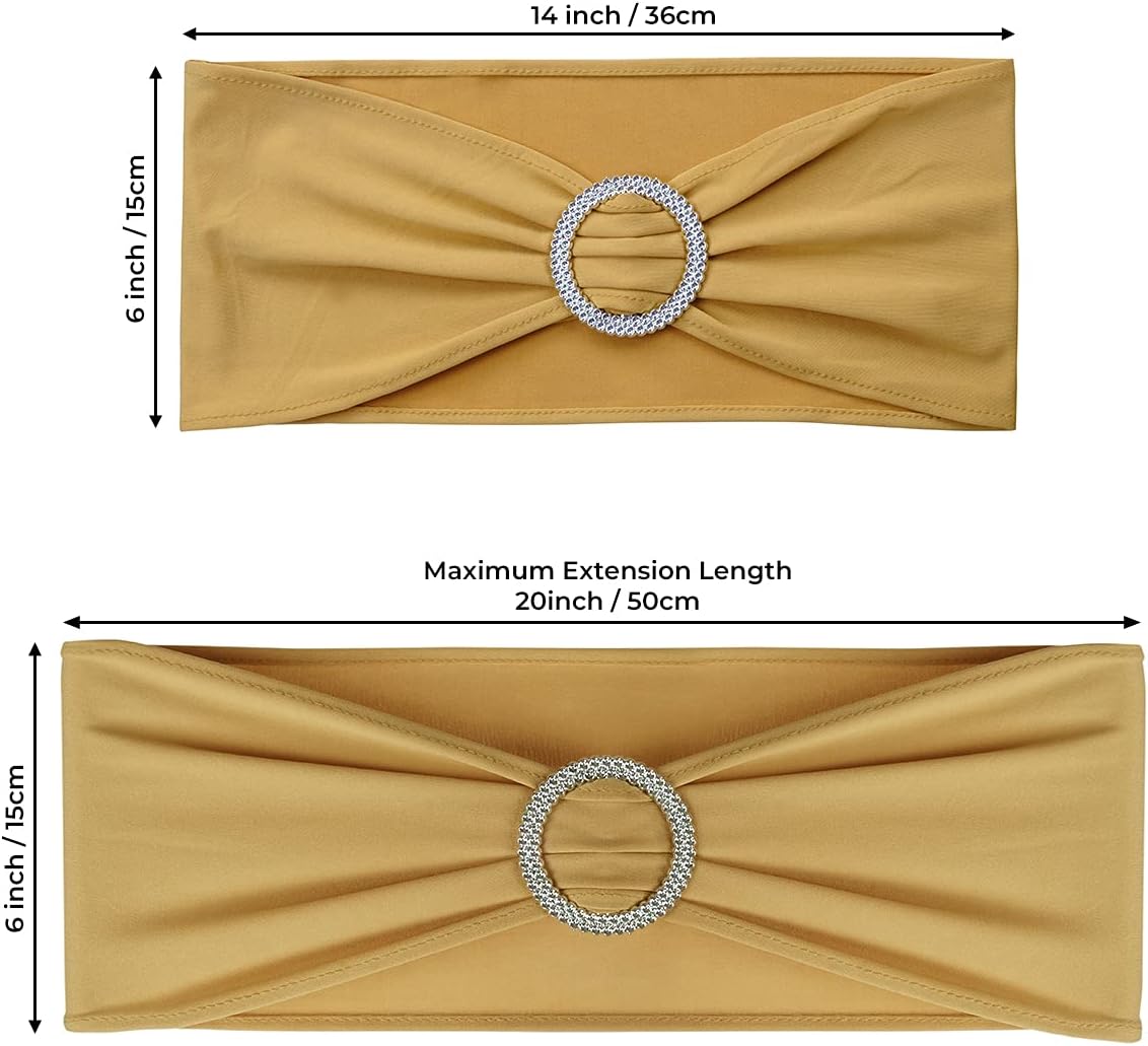 Babenest Bandas de elastano para silla, 100 unidades, bandas elásticas de alta calidad con hebilla deslizante, lazos elásticos universales para